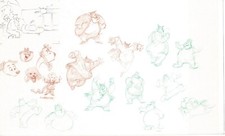Desenho de animação de produção da Disney GOOF TROOP do anime Animators Estate 1426 comprar usado  Enviando para Brazil