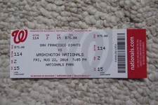 Washington nationals giants for sale  Cleveland