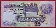Rupees rupie seychelles usato  Pavia