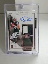 2018 Panini Elegância Impecável Capacete de Novato e Patch Auto Sam Darnold 10/75  comprar usado  Enviando para Brazil