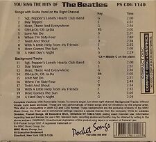 JTG 1140 BEATLES JUST TRACKS KARAOKE CDG segunda mano  Embacar hacia Argentina