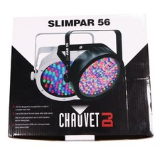 Chauvet SlimPAR 56 LED luz de lavagem RGB mistura de cores DMX iluminação de palco preta comprar usado  Enviando para Brazil