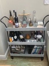 wooden kitchen trolley for sale  MARKET HARBOROUGH