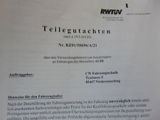 Tüv gutachten alufelge gebraucht kaufen  Stadthagen