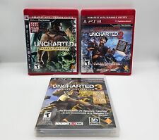 Lote Uncharted 1 2 3 Trilogy Bundle Sony PlayStation 3 PS3, usado comprar usado  Enviando para Brazil