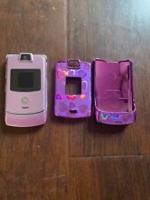 Teléfono Celular Motorola RAZR V3m Original - Rosa Claro De Colección con Cubierta de Corazón segunda mano  Embacar hacia Argentina