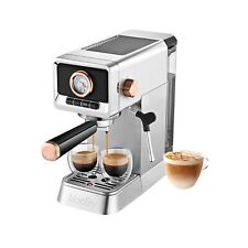 Máquina de café expresso 20 barras com espumador de leite, concha de aço inoxidável escovado, 37 ... comprar usado  Enviando para Brazil