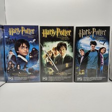 3x Harry Potter VHS Pedra Filosofal, Câmara Secreta, Prisioneiro de Azkaban comprar usado  Enviando para Brazil