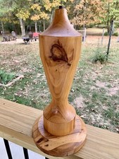 Antigo Artesanal Linda Base de Abajur de Mesa Torno de Madeira 15,5” de Altura Pronto para Fiação comprar usado Antigo Artesanal Linda Base de Abajur de Mesa Torno de Madeira 15,5” de Altura Pronto para Fiação comprar usado  Enviando para Brazil