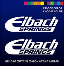 2 X PEGATINAS STICKER VINILO - Eibach Springs - AUTOCOLLANT Vinyl Sponsor Moto comprar usado  Enviando para Brazil