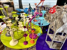 Multicoloured candle sticks for sale  STRATFORD-UPON-AVON