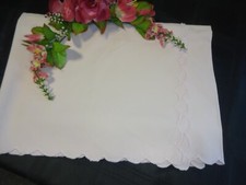 Tablecloth pink scalloped for sale Tablecloth pink scalloped for sale  DUDLEY
