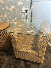 Wicker side table for sale  DAVENTRY