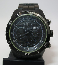 Relógio masculino Hugo Boss todo preto cronógrafo e alarme - 1512658 - Nova bateria, usado comprar usado  Enviando para Brazil