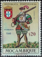 Mozambique 1966 arcabuzeiro d'occasion  Peltre