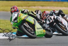 Foto 6x4 assinada à mão de Chris Walker BSB, MotoGP, WSBK., usado comprar usado  Enviando para Brazil