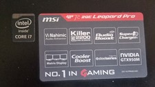 Msi 2qe leopard gebraucht kaufen  Bad Schönborn