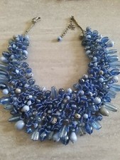 Collana vintage azzurra usato  Ziano Piacentino