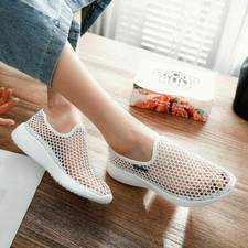 Sandálias de malha respirável sapatos femininos moda esportes sapatos macios confortáveis comprar usado  Enviando para Brazil
