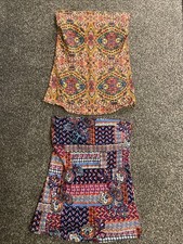 Bright pattern strapless for sale  MANCHESTER
