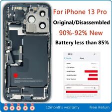 Carcaça de quadro médio para iPhone 13 Pro tampa de vidro traseira bateria NFC sem fio 90% comprar usado  Enviando para Brazil