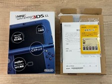 Console IPS Nintendo New 3DS XL azul metálico com caixa tela IPS R4472, usado comprar usado  Enviando para Brazil