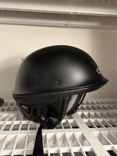Meio capacete de motocicleta Bell Rogue preto fosco tamanho XL (60-61cm) certificado DOT comprar usado  Enviando para Brazil