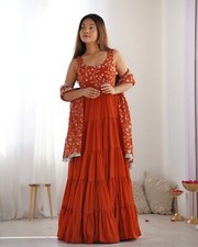 Vestido indiano Salwar Kameez Bollywood vestido de festa de casamento designer terno paquistanês comprar usado  Enviando para Brazil