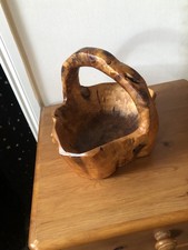 Wooden burl bowl for sale  DOVER