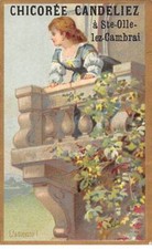 Chromos -COR10363- Candeliez de chicória- Ste-Olle-lez-Cambrai- Feminino- Varanda - comprar usado  Enviando para Brazil