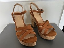 Usado, Sandálias salto plataforma Sun + Stone Naomii tiras (tamanho 11) - Novo sem caixa! comprar usado Usado, Sandálias salto plataforma Sun + Stone Naomii tiras (tamanho 11) - Novo sem caixa! comprar usado  Enviando para Brazil