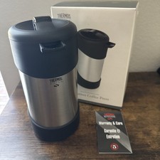 Prensa térmica de café gourmet de aço inoxidável com isolamento a vácuo, 34 onças na caixa comprar usado  Enviando para Brazil
