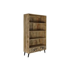 Półka DKD Home Decor Czarna Metal Ciemnobrązowa Drewno mango 100 x 40 x 180 cm na sprzedaż  Wysyłka do Poland