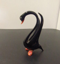 Glasfigur schwarzer schwan gebraucht kaufen  Neu-Ulm