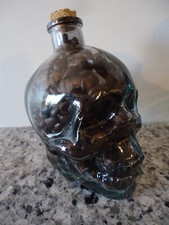Glass skull wine for sale  Dover