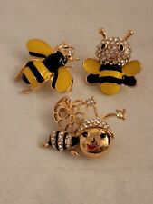 3pc bee brooch for sale  Lincoln