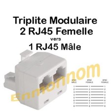 Dédoubleur modulaire 8p8c d'occasion  Charolles