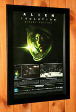 Alien Isolation PS3 PS4 Xbox 360 One Nintendo Switch pôster promocional antigo anúncio emoldurado comprar usado  Enviando para Brazil