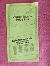1978 austin morris for sale  SHERINGHAM