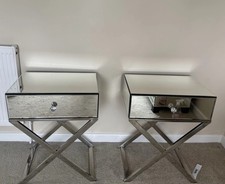 Mirrored dunelm bedside for sale  PRESTON