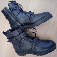 Studded black boots for sale  HASLEMERE