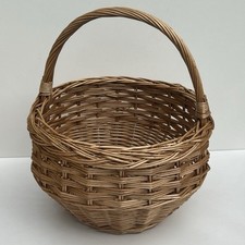 Vintage round wicker for sale  LONDON