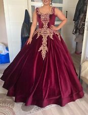 Kinalik ballkleid bordeaux gebraucht kaufen  Jüchen