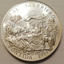 Medaglia AL GUERRIERO PONTIDA 1993 AUTONOMIA FEDERALISMO Lega Nord gr 28 Argento comprar usado  Enviando para Brazil