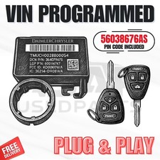 Usado, 📍 IMOBILIZADOR PLUG & PLAY PROGRAMADO VIN DODGE DURANGO 2004-2006 56038676AS 📍 comprar usado  Enviando para Brazil
