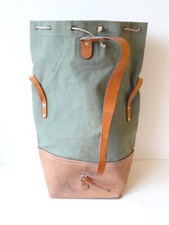 Soberba mochila de couro de lona militar do exército suíço 1968 vintage comprar usado  Enviando para Brazil