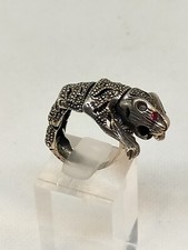 Bague panthère argent d'occasion  Aire-sur-l'Adour