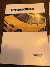 Fiat cinquecento 1995 for sale  SHOREHAM-BY-SEA