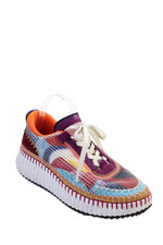 Tênis Chloe Feminino Plataforma Tecido Cadarço Nama Multicolorido Tamanho 41 11 comprar usado  Enviando para Brazil