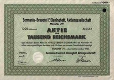 Germania brauerei dieninghof gebraucht kaufen  Bayreuth